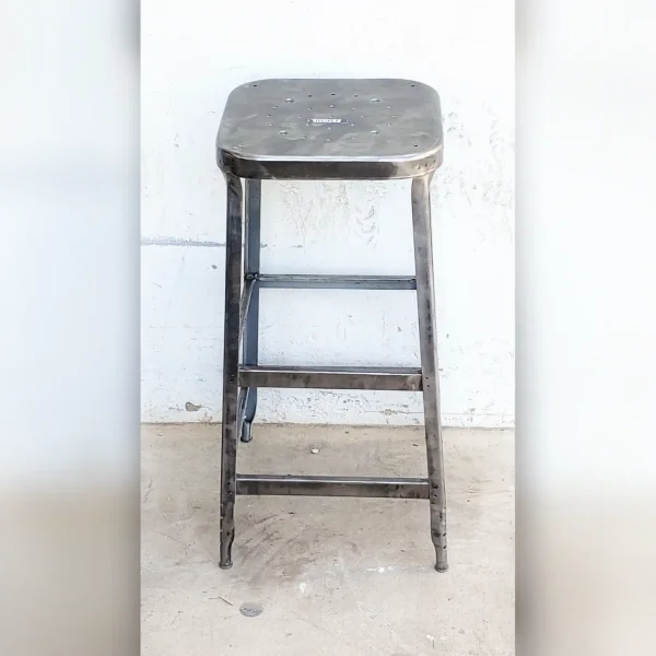 Sleek20and20Striped20Lyon20Wood20Stool - ANTIQUITIESWAREHOUSES