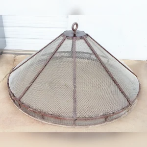 Solid20Stainless20Steel20Cone20Cast20Iron20Sifter - ANTIQUITIESWAREHOUSES
