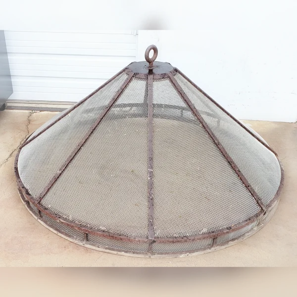 Solid20Stainless20Steel20Cone20Cast20Iron20Sifter - ANTIQUITIESWAREHOUSES