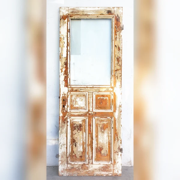 Solid20Wood20Entry20Door20with20Four20Vintage20Panes20and20Half20Lights Solid20Wood20Entry20Door20with20Four20Vintage20Panes20and20Half20Lights - ANTIQUITIESWAREHOUSES