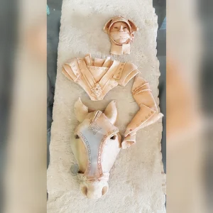Statue20of20a20Horse20Rider20Crafted20from20Terracotta - ANTIQUITIESWAREHOUSES