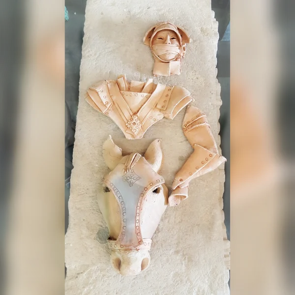 Statue20of20a20Horse20Rider20Crafted20from20Terracotta - ANTIQUITIESWAREHOUSES