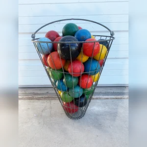 Strong20Wire20Mesh20Basket20in20the20Shape20of20a20Cone - ANTIQUITIESWAREHOUSES