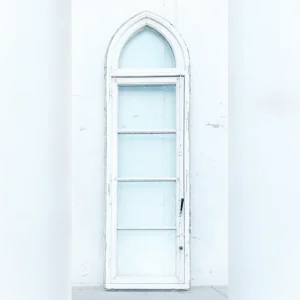 Stunning205Pane20Gothic20White20Window20with20an20Elegant20Arch - ANTIQUITIESWAREHOUSES