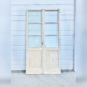Stunning20HandPainted20French20Doors20with20Six20Lights - ANTIQUITIESWAREHOUSES