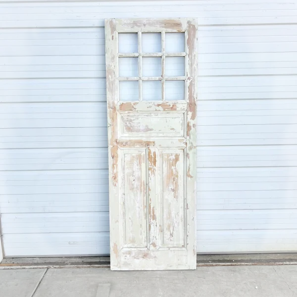 Stunning20SinglePanel20French20Door20with20Nine20Panes20of20Glass Stunning20SinglePanel20French20Door20with20Nine20Panes20of20Glass - ANTIQUITIESWAREHOUSES
