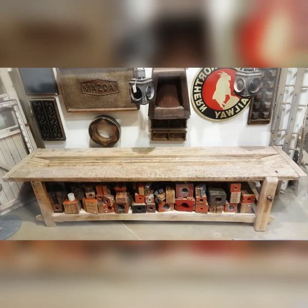 Tabletop20Kitchen20Island20with20a20Rustic20Wood20Finish Tabletop20Kitchen20Island20with20a20Rustic20Wood20Finish - ANTIQUITIESWAREHOUSES