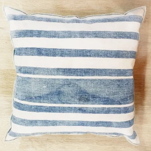 Throw20Pillow2020Farmhouse20Style2020Blue20Stripe20Grain20Sack20Vintage - ANTIQUITIESWAREHOUSES