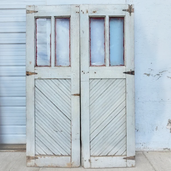 Two20AntiqueStyle20RusticLite20Painted20Wood20Barn20Doors Two20AntiqueStyle20RusticLite20Painted20Wood20Barn20Doors - ANTIQUITIESWAREHOUSES